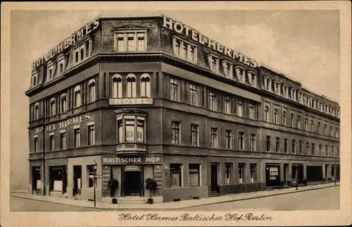 Ak Berlin Mitte, Hotel Hermes Baltischer Hof, Schiffbauerdamm