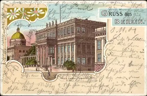 Passepartout Litho Berlin Mitte, Palais Kaiser Friedrich III