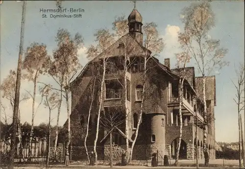 Ak Berlin Reinickendorf Hermsdorf, St. Dominikus Stift