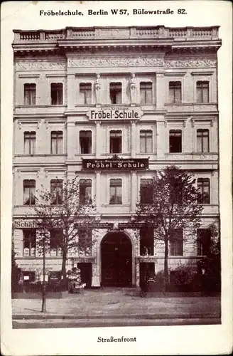 Ak Berlin Schöneberg, Fröbelschule, Bülowstraße 82