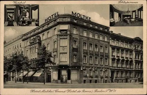 Ak Berlin Kreuzberg, Hotel Moltke, Grand Hotel de Rome, Königgrätzer Straße 103