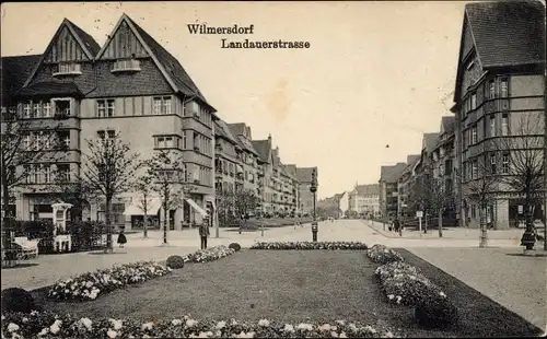 Ak Berlin Wilmersdorf, Landauerstraße
