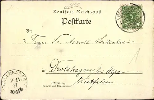 Ak Berlin Mitte, Unter den Linden, Kaiser Wilhelm Palais