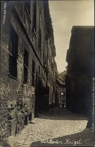 Foto Ak Berlin Mitte, Hof im Krögel