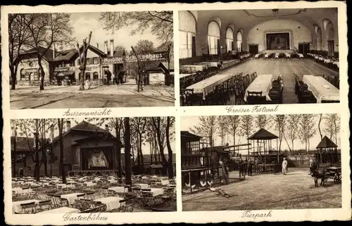 Ak Berlin Tiergarten Moabit, Moabiter Schützenhaus