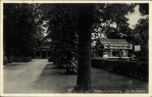 Ak Berlin Lichtenberg, Im Stadtpark