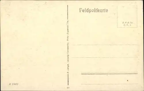 Ak Sturmtruppen erwarten das Leuchtkugelzeichen ihres Führers zum Sturmangriff, I. WK