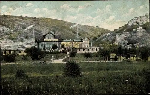 Ak Bad Frankenhausen am Kyffhäuser Thüringen, Restaurant Zur Barbarossa Höhle
