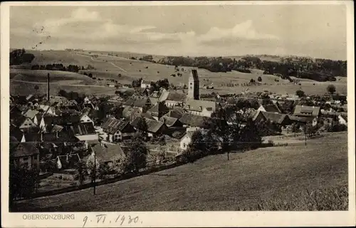 Ak Obergünzburg im Allgäu, Gesamtansicht