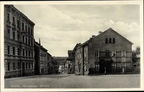 Ak Görlitz Oberlausitz, Blick in die Breslauer Straße, Wohnhäuser