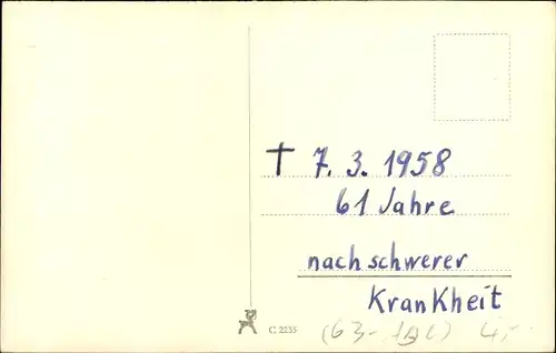 Ak Schauspieler Karl Ludwig Diehl, Portrait