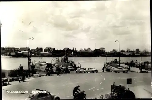 Ak Schoonhoven Südholland Niederlande, Veerpont