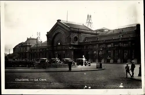 Ak Charleroi Wallonien Hennegau, La Gare