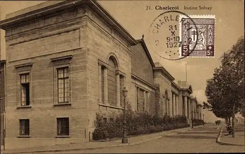 Ak Charleroi Wallonien Hennegau, Institut Solvay