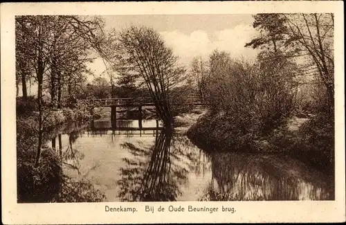 Ak Denekamp Overijssel Niederlande, Bij de Oude beuninger brug
