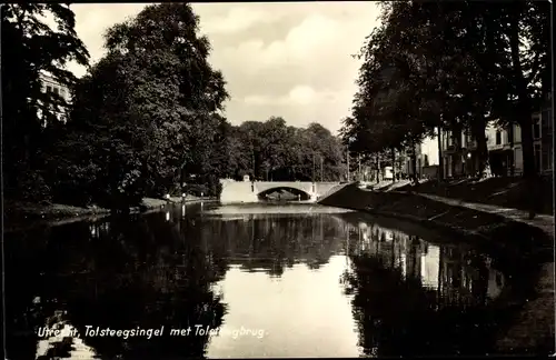 Ak Utrecht Niederlande, Tolsteegsingel met Tolsteegbrug
