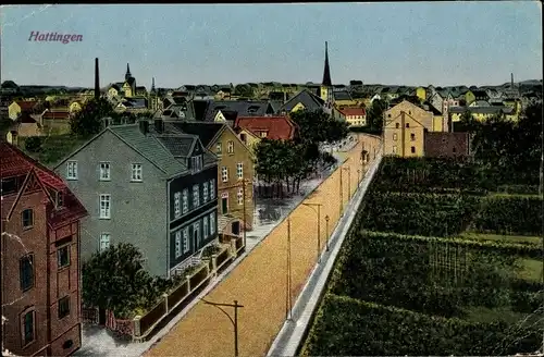 Ak Hattingen Nordrhein Westfalen, Straßenansicht