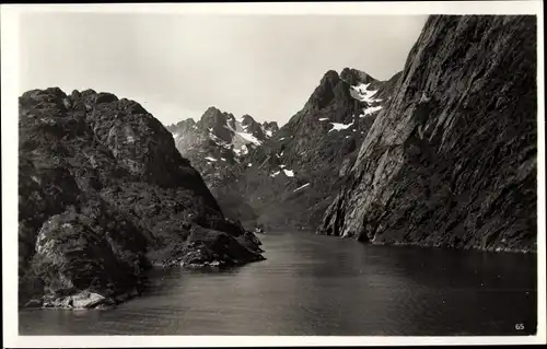 Ak Norwegen, Fjordpartie, Trollfjord