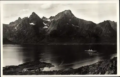 Ak Raftsund Lofoten Norwegen, Panorama