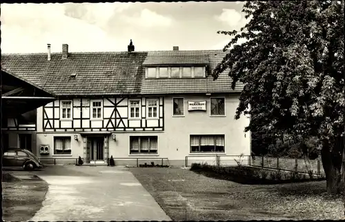 Ak Rhenegge Diemelsee Hessen, Gast- und Pensionshaus Zum Berghof, Außenansicht