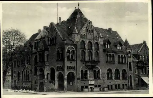 Ak Wunstorf in Niedersachsen, Rathaus