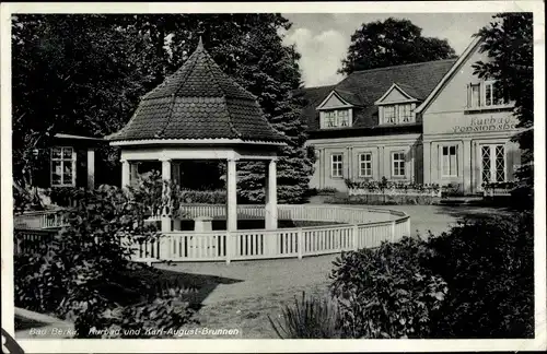 Ak Bad Berka in Thüringen, Kurbad, Karl August Brunnen, Pavillon