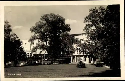 Ak Weimar in Thüringen, Weimarhalle