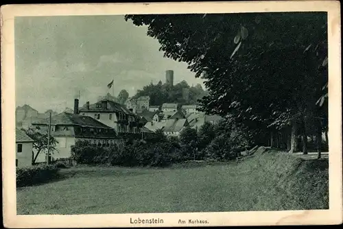 Ak Bad Lobenstein in Thüringen, Am Kurhaus, Panorama