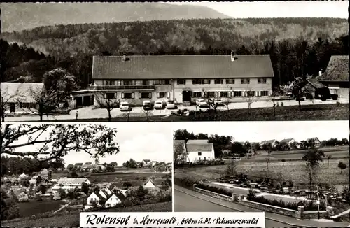 Ak Rotensol Bad Herrenalb im Schwarzwald, Gasthaus und Pension "Lamm"