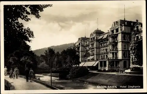 Ak Baden-Baden am Schwarzwald, Hotel Stephanie