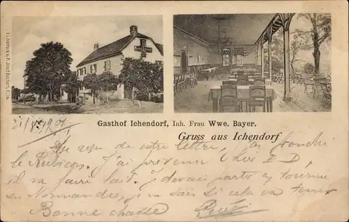 Ak Ichendorf Bergheim an der Erft, Gasthof