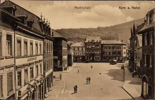 Ak Kirn an der Nahe, Marktplatz