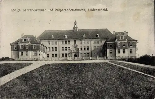 Ak Lüdenscheid im Märkischen Kreis, Königl. Lehrer-Seminar und Präparanden-Anstalt