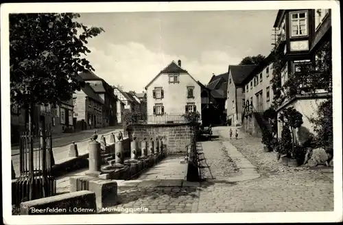 Ak Beerfelden Oberzent im Odenwald, Mümlingquelle
