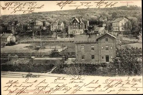 Ak Dresden Cossebaude, Teilansicht, Albrechtshöhe