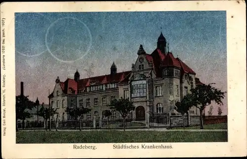 Luna Ak Radeberg in Sachsen, Städtisches Krankenhaus