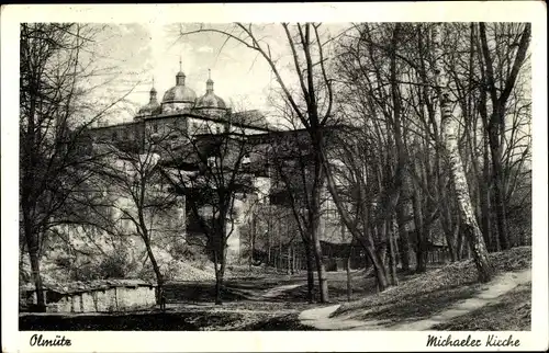 Ak Olomouc Olmütz Stadt, Michaeler Kirche