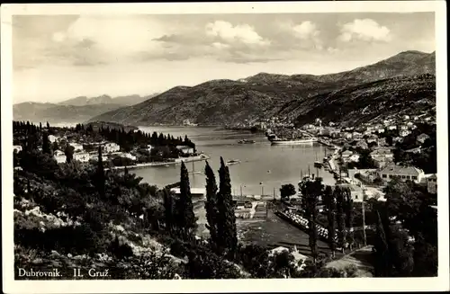 Ak Dubrovnik Kroatien, Gesamtansicht