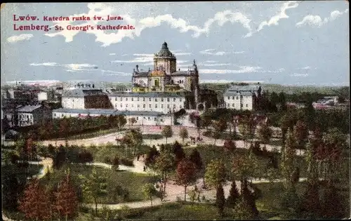 Ak Lwów Lemberg Ukraine, St. Georgi's Kathedrale