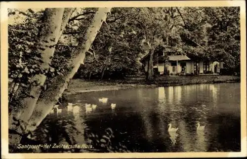 Ak Santpoort Nordbrabant, Zwitsersche Huis