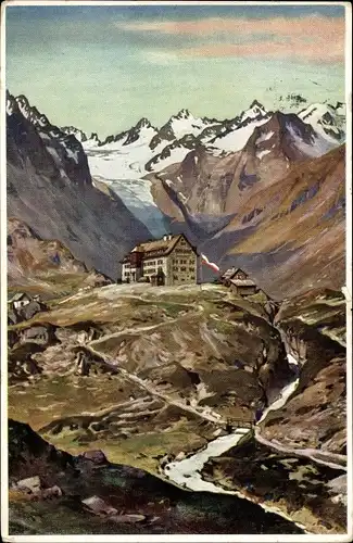 Ak Neustift im Stubaital in Tirol, Franz Senn Hütte