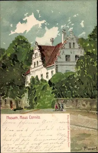 Künstler Litho Planert, Husum in Nordfriesland, Haus Cornils