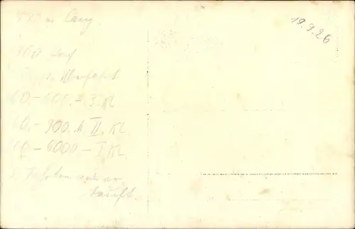 Foto Ak Dampfer Hamburg, HAPAG, 1926