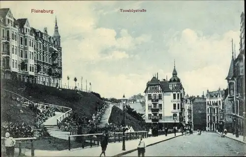 Ak Flensburg in Schleswig Holstein, Toosbüystraße