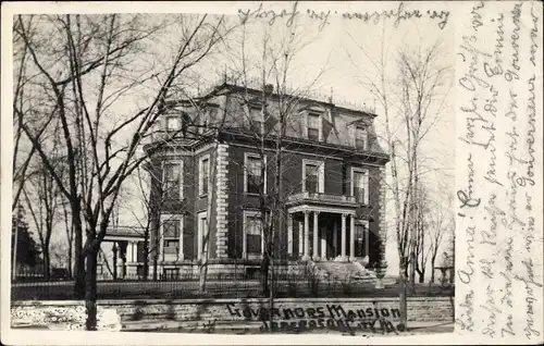 Foto Ak Jefferson City Missouri USA, Governors Mansion