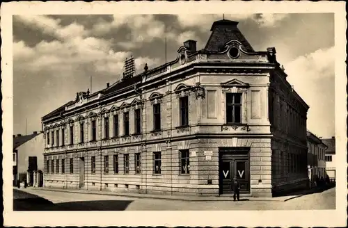 Ak Vyškov Wischau Südmähren, Postamt