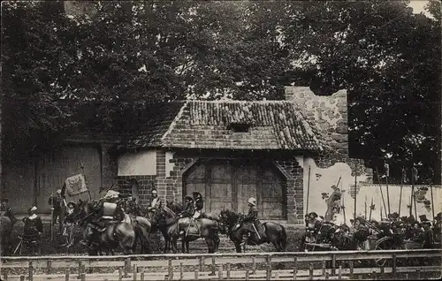 Ak Diessenhofen Kanton Thurgau, Aufführungen des Götz von Berlichingen 1908