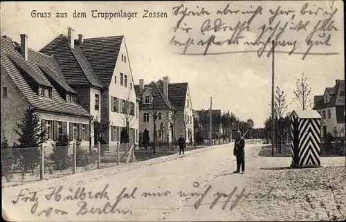 Ak Zossen in Brandenburg, Truppenlager