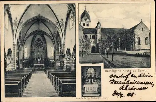 Ak Bendorf am Rhein, Kath. Kirche, Kapelle