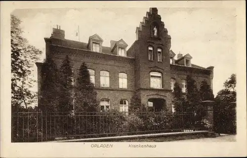 Ak Opladen Leverkusen im Rheinland, Krankenhaus